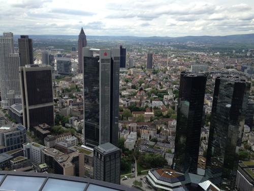 Skyscrappers in Frankfurt on the Main